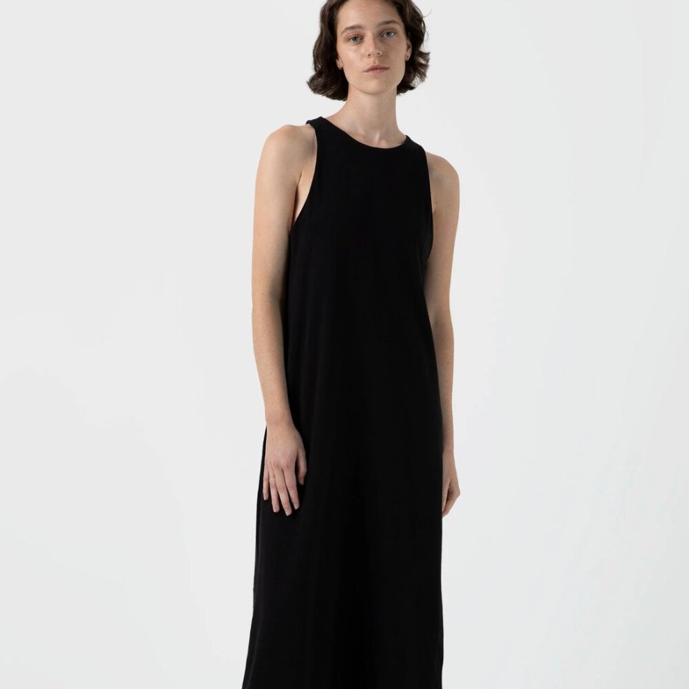 H&M Jersey Midi Dress -  Black